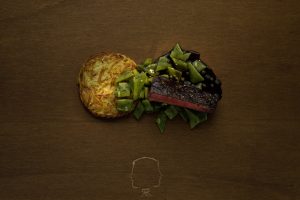 Filet mit Rösti und Gemüse von Koch Theodor Rupprecht. Feigefotodesign