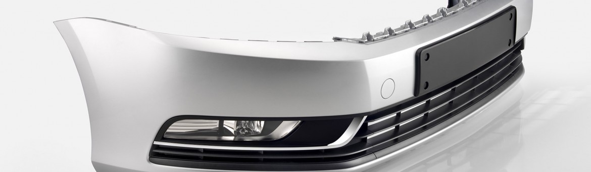 Schräge Ansicht eines Stossfänger für Modell Audi Q7. Feigfotodesign