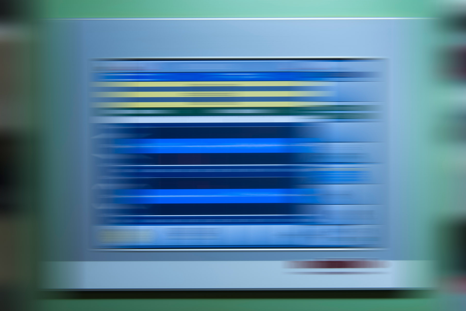 Zoom-Effelt Computer-Display. Feigfotodesign