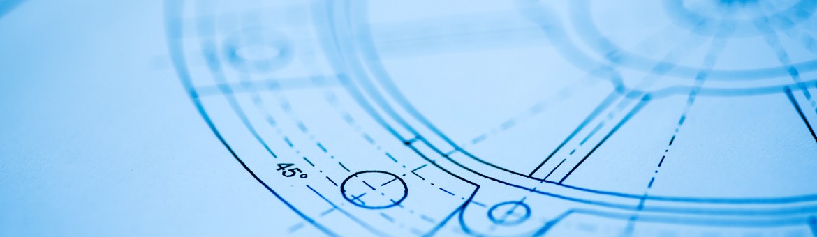 Detail Plan Zeichnung von Elektromotor. Feigfotodesign